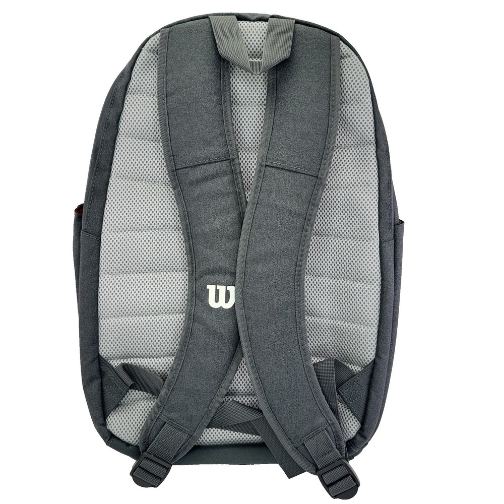 Wilson 2025 Tour Tennis Backpack Holds 2 Rackets Gray Travel Sport Bag NEW - Picture 5 of 7